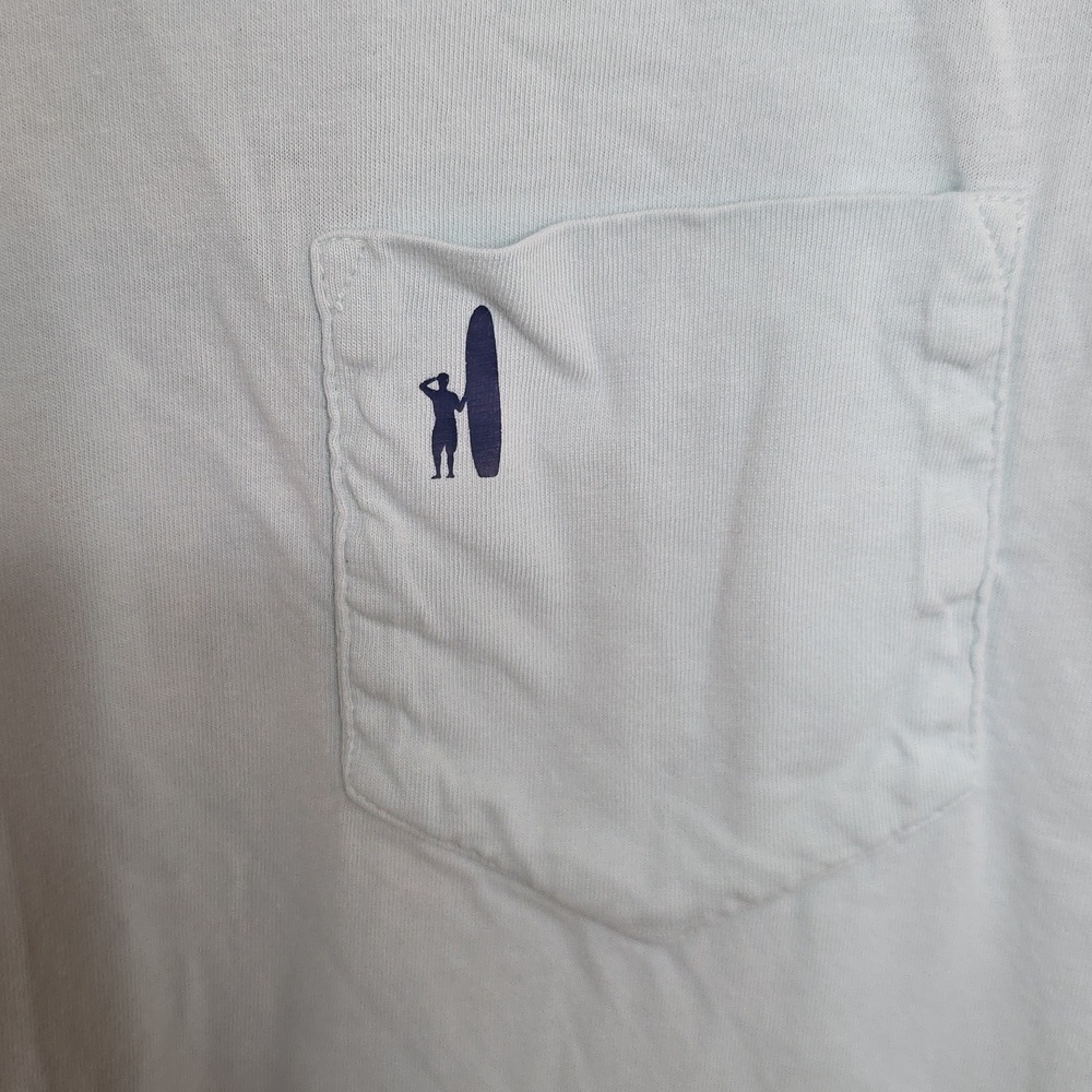 johnnie-O Sky Blue Short Sleeve Tee Sz Medium - Picture 2 of 4